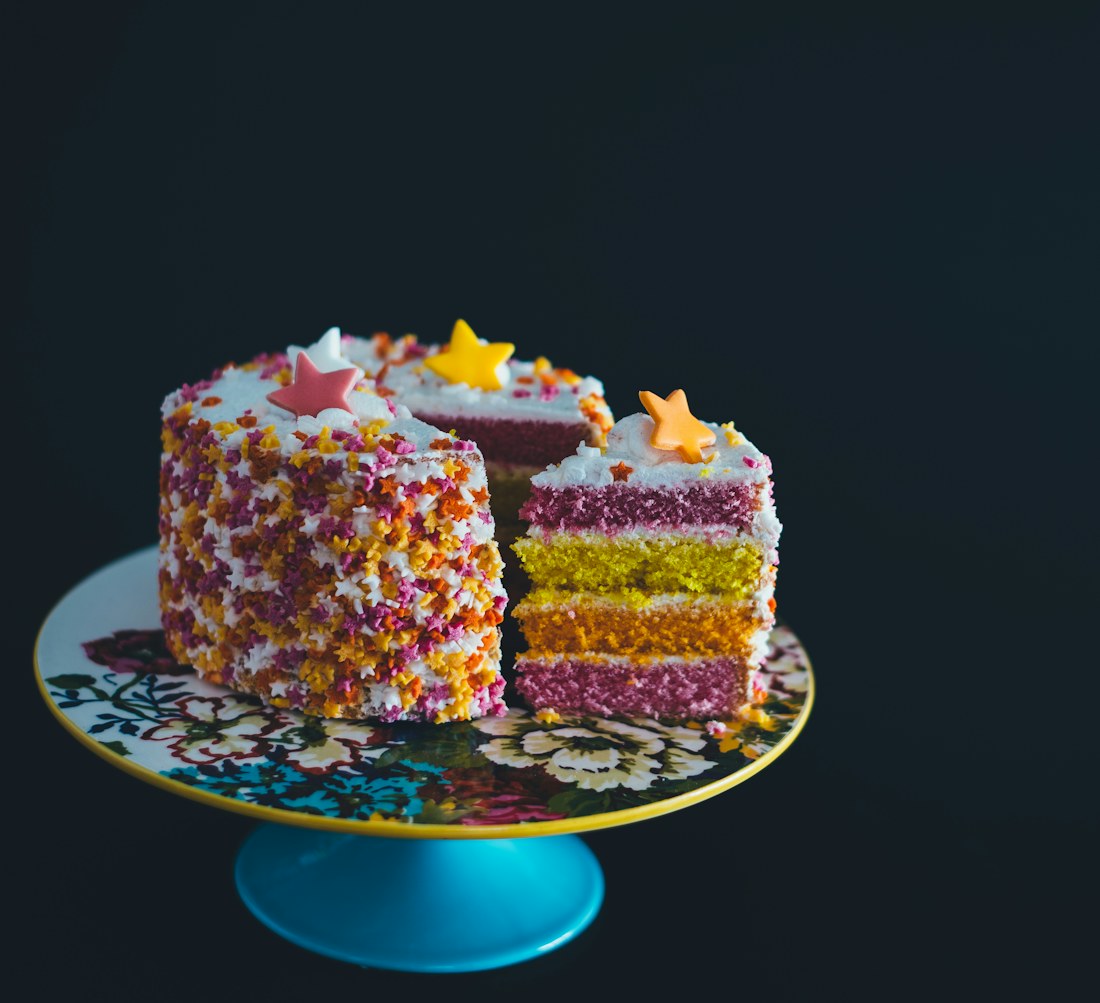 Decorated birthday celebration